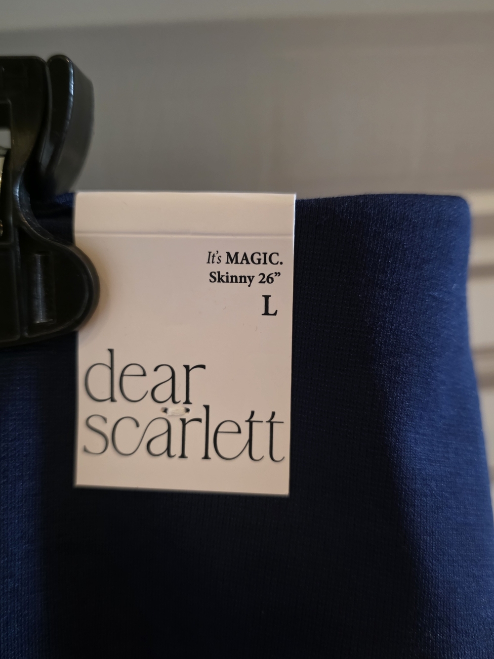 dear Scarlett Navy Skinny Ponte Pants - Picture 3 of 4